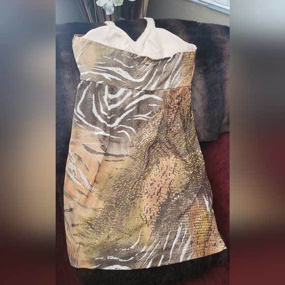 Halter dress with chain detail by Muse for Boston Proper. Size 4. - Picture 2 of 6